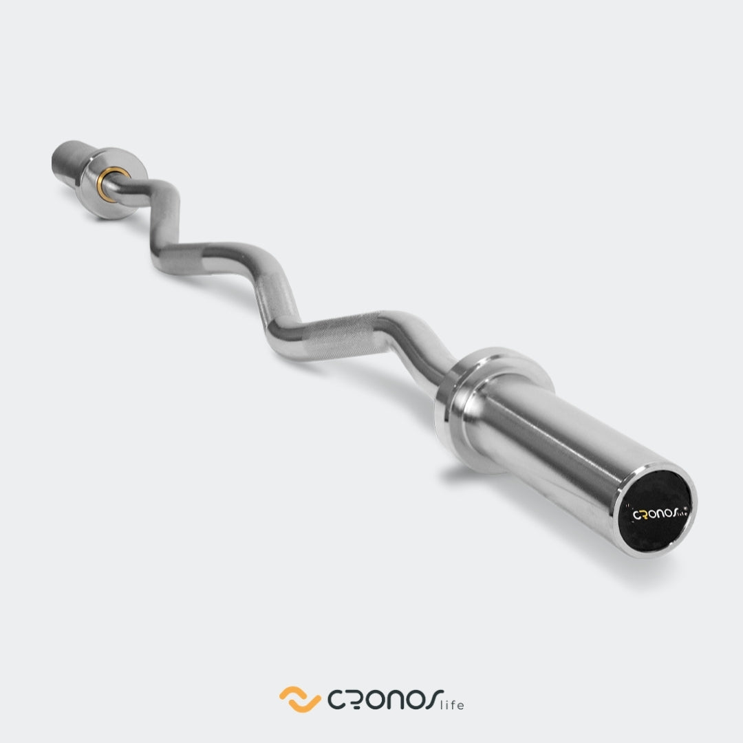 Barra Curva Olímpica 1.20mt / 8kg - Cronos Life