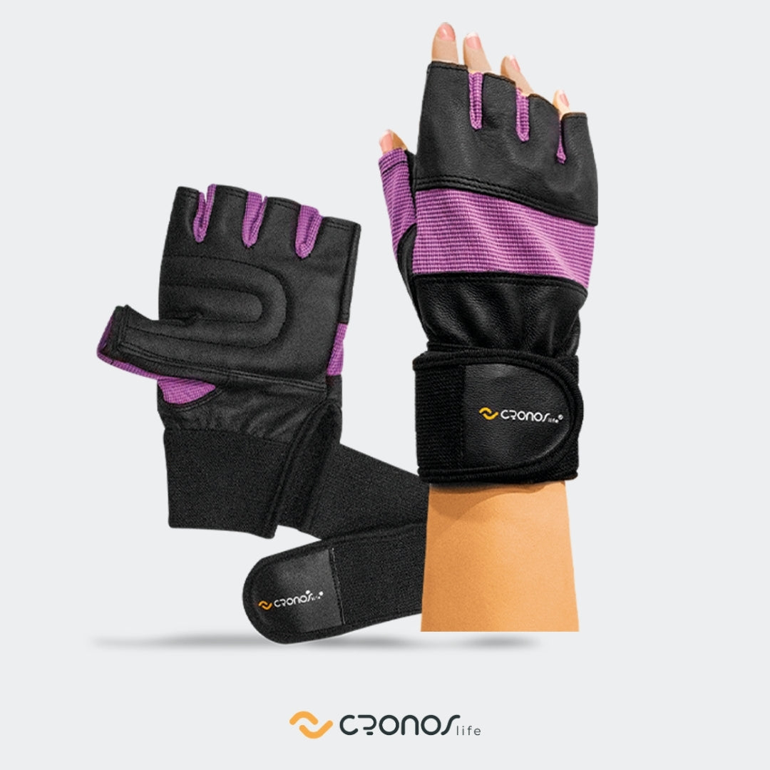 Guantes de entrenamiento CUERO - cronos life