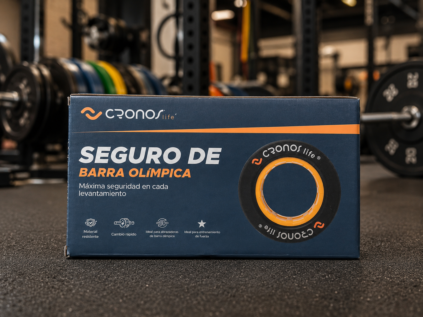 Seguro de barra olímpica