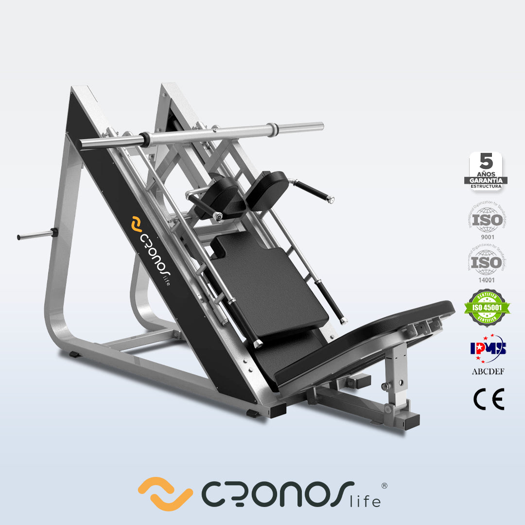 Prensa de pierna 45 / Dual Hack Squat - Cronos Life