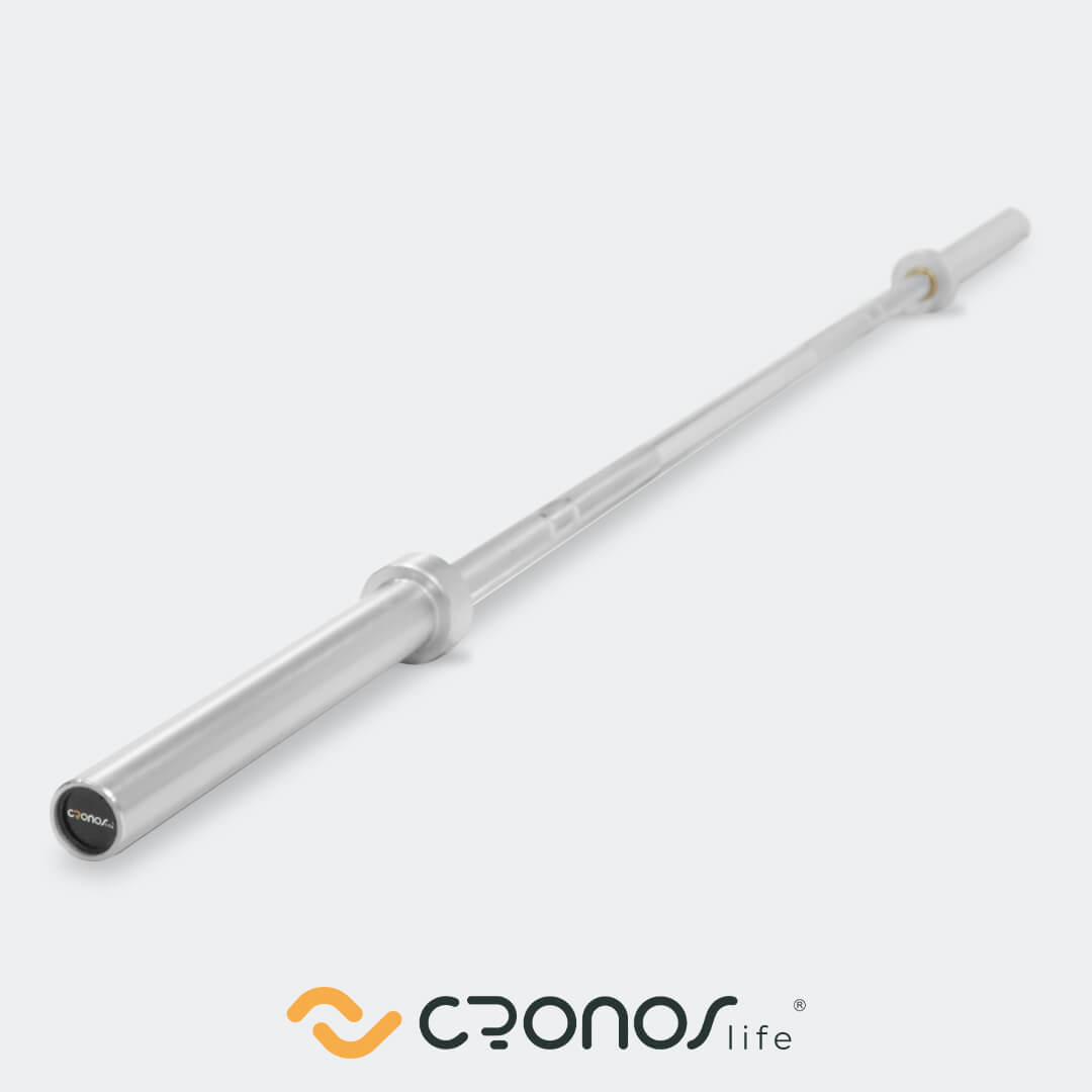 Barra recta olímpica 2.20mt / 20kg MAX - Cronos Life