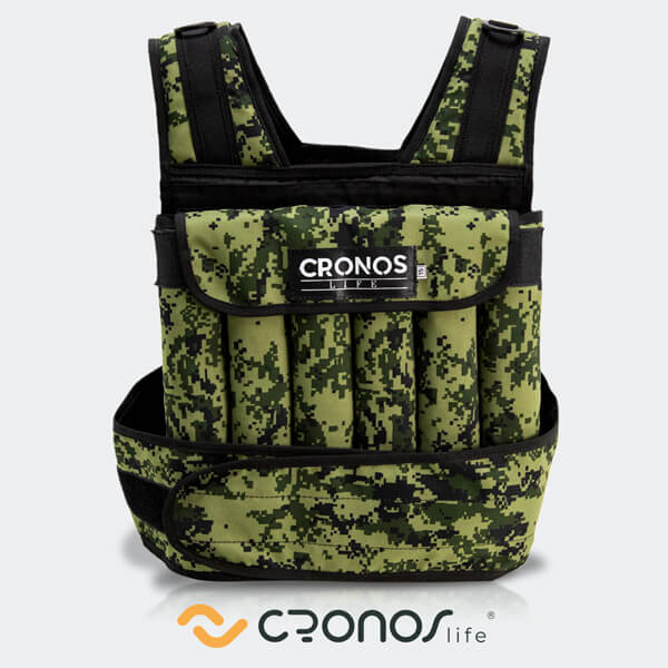 Chaleco con peso camuflado - Cronos Life