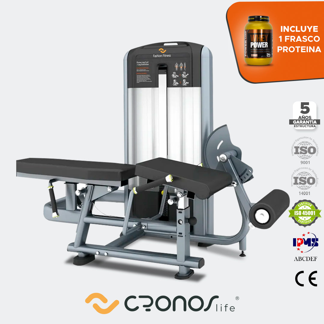 Leg Curl Echado / Extension de Piernas Dual - Cronos Life