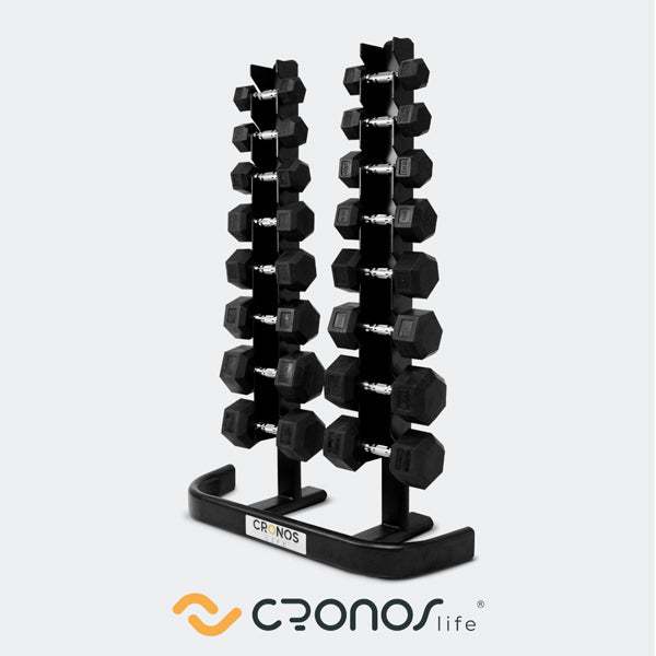 Rack Mancuernas 8 pares - Cronos Life