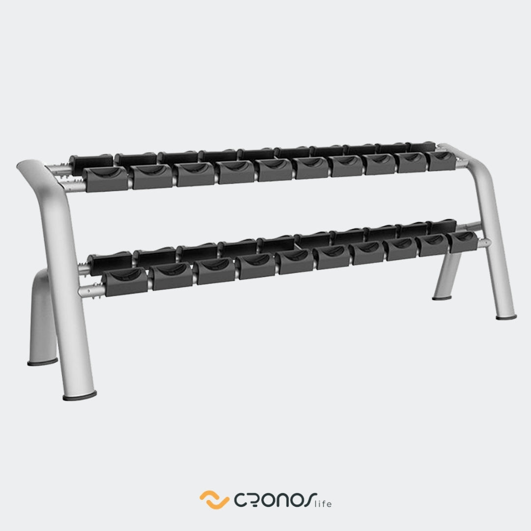 Rack Mancuernas 2 Niveles V2 - Cronos Life